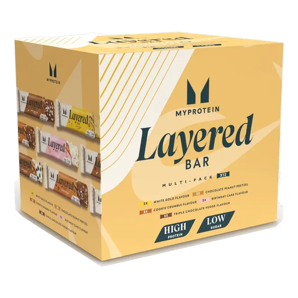 Layered Protein Bar Variety Pack