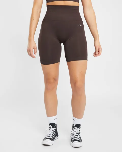 Empower Seamless Cycling Shorts – Cocoa