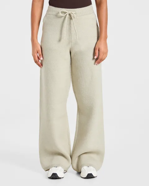 Soft Oversized Knitted Straight Leg Joggers – Seasalt