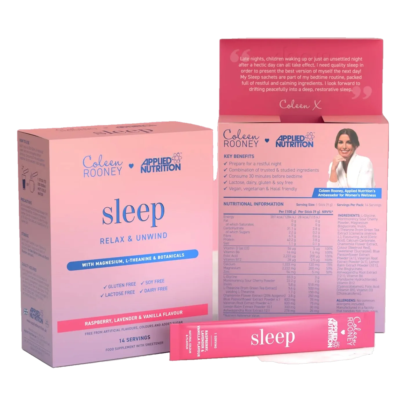 Coleen’s Sleep Powder Raspberry + Lavender + Vanilla