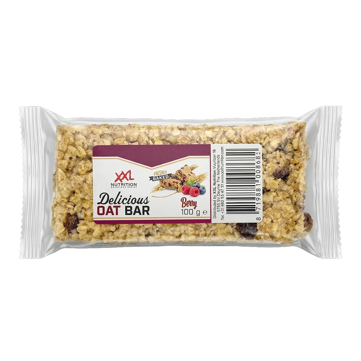Delicious Oat Bar Berries 1 reep