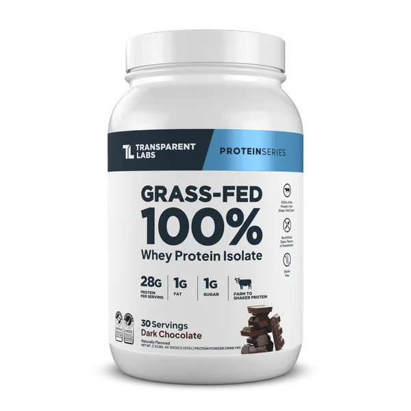 Grass-Fed Whey Protein Isolate Dark