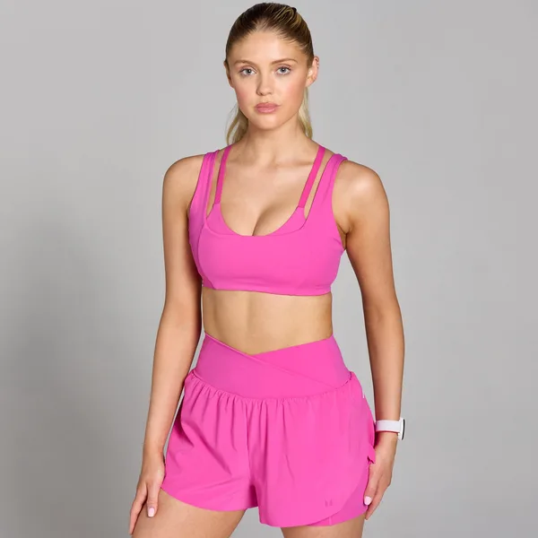 MP Tempo dubbellaagse sportbeha Violetroze S
