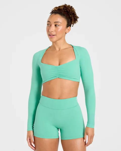 Physique Long Sleeve Crop Top Summer