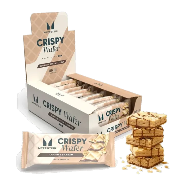 and Cream Crispy Protein Wafer 10 Bars