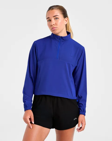 Run 1/2 Zip Jacket Cobalt