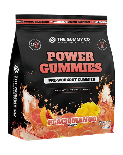 Power Gummies Pre-Workout (Peach