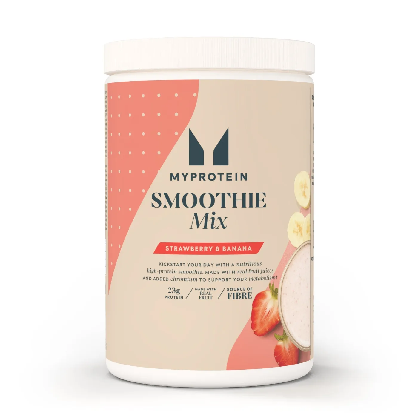 Frühstücks Smoothie Erdbeere & Banane