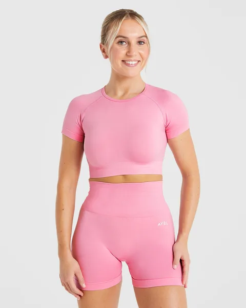 Empower Seamless Crop Top – Baby