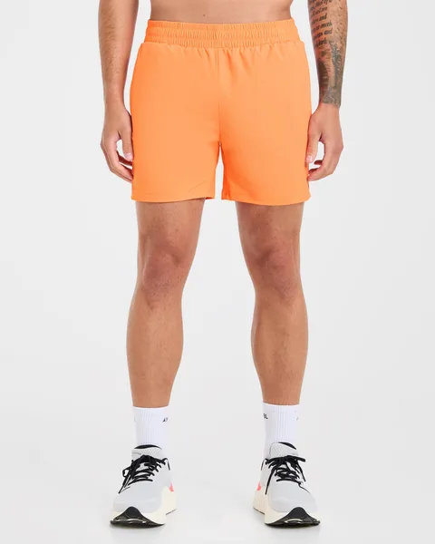 Run 5" Shorts Bright Oranje
