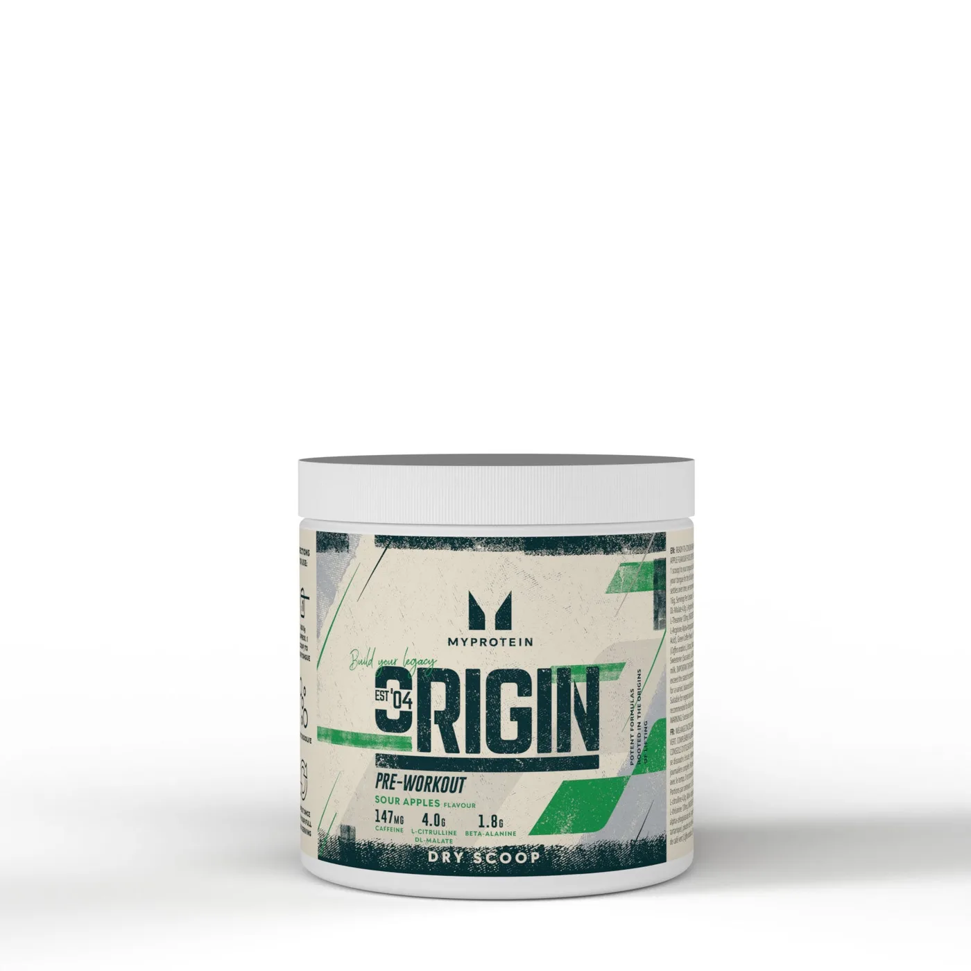 Origin Pre-Workout Dry Scoop Sour Apples 18 Portionen