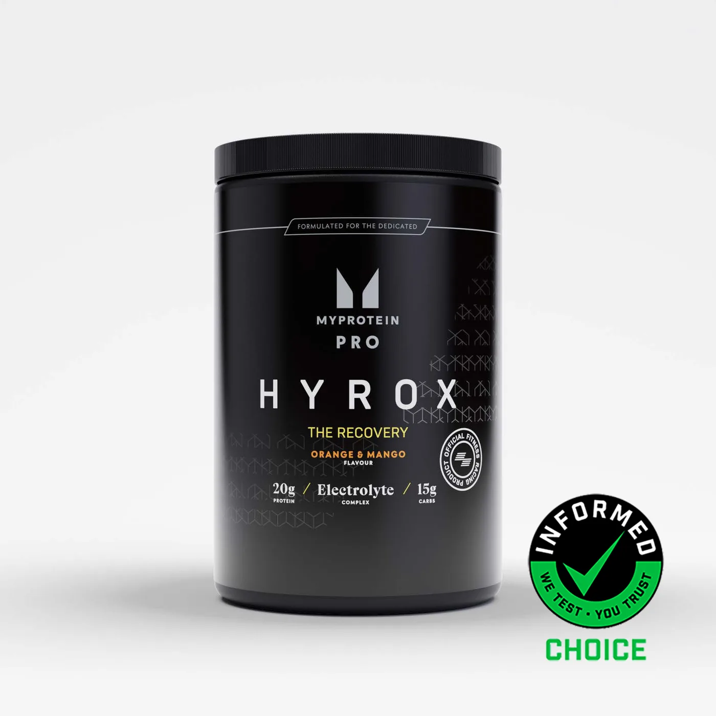THE Recovery Protein Carbohydrate Electrolyte Powder