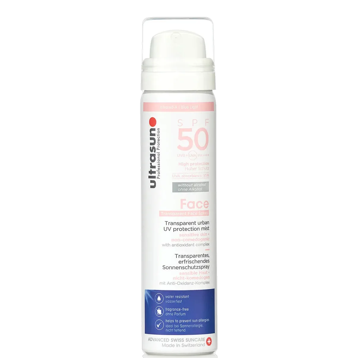 SPF50 UV Face & Scalp Mist
