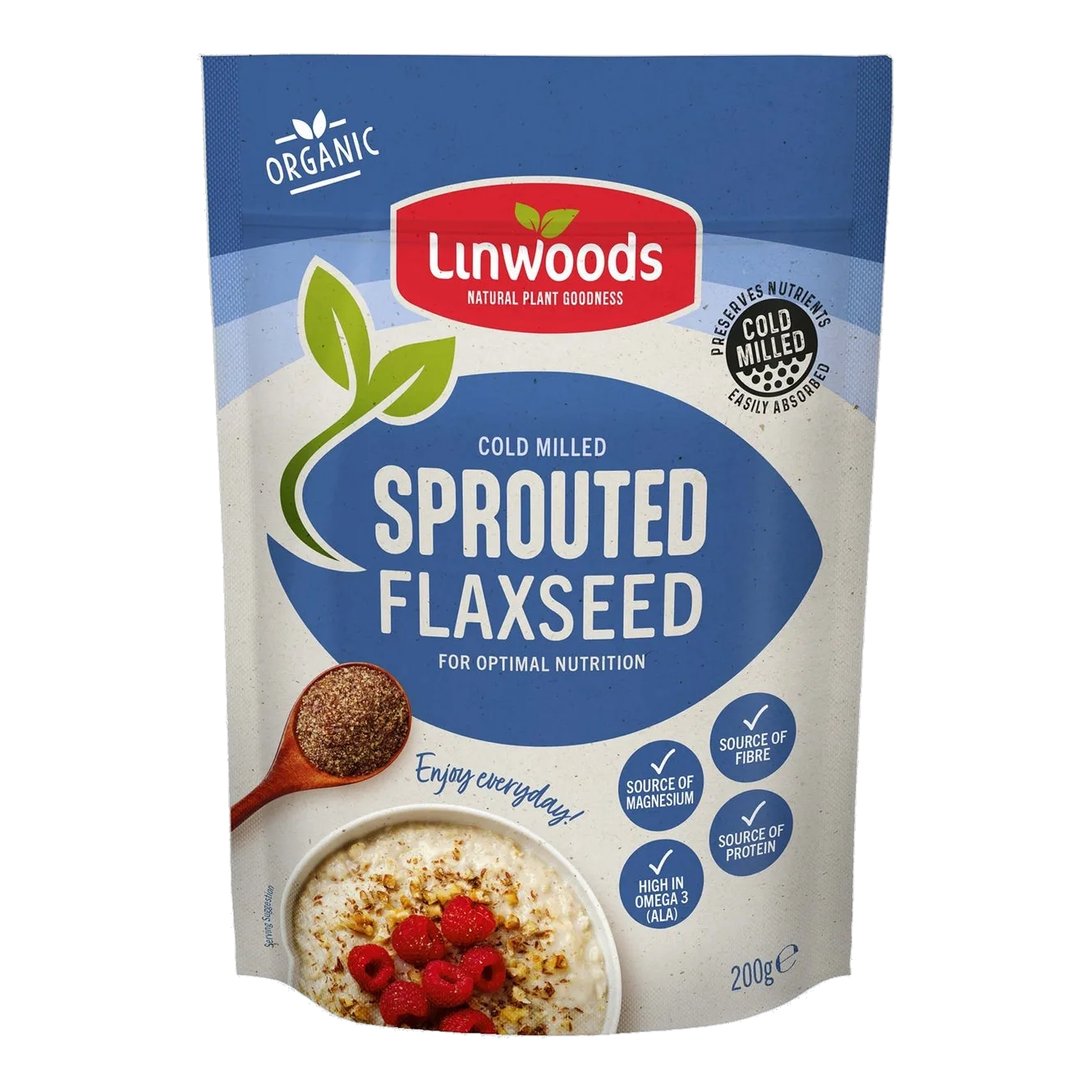 Cold Milled Sprouted Flaxseed