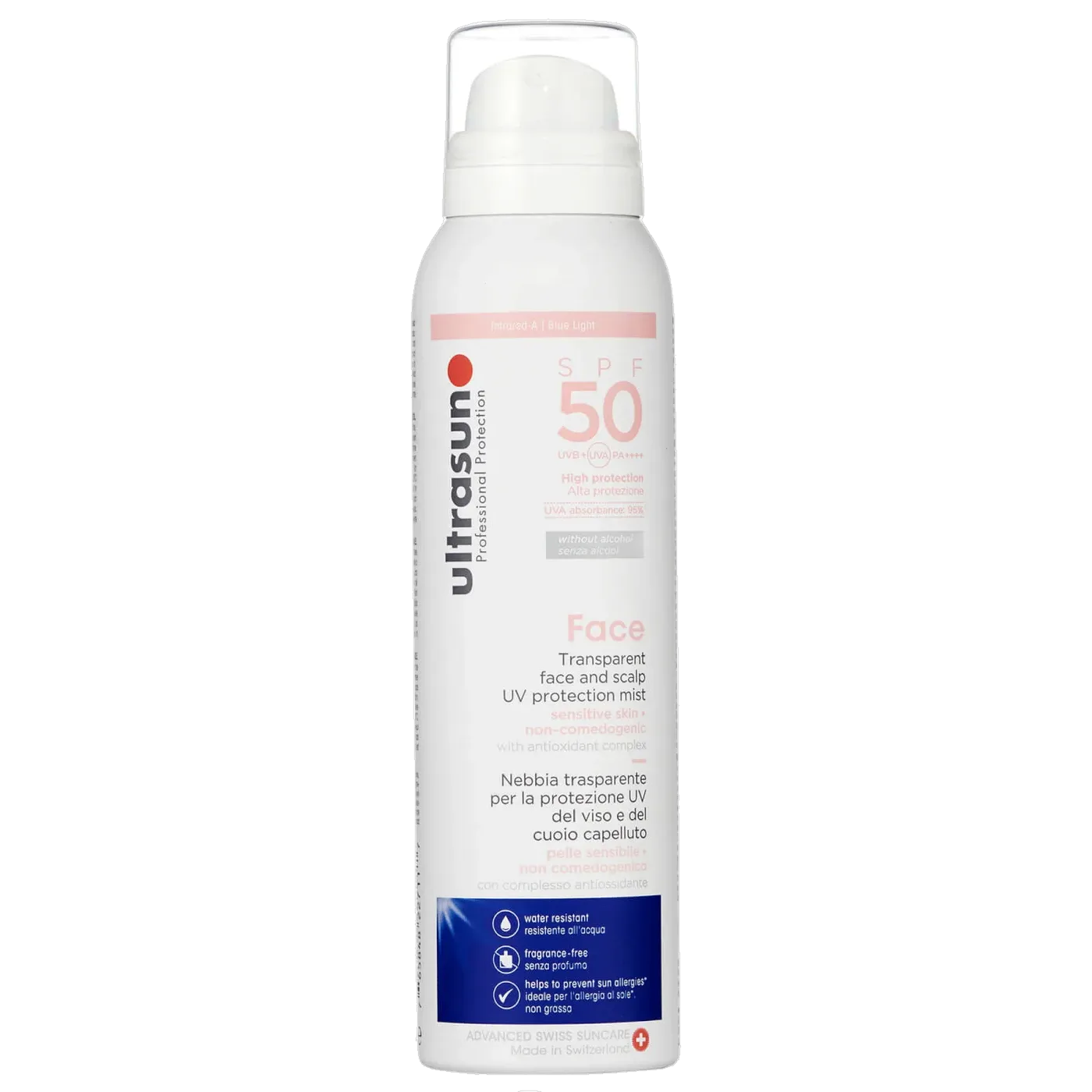 UV Face and Scalp Mist SPF50