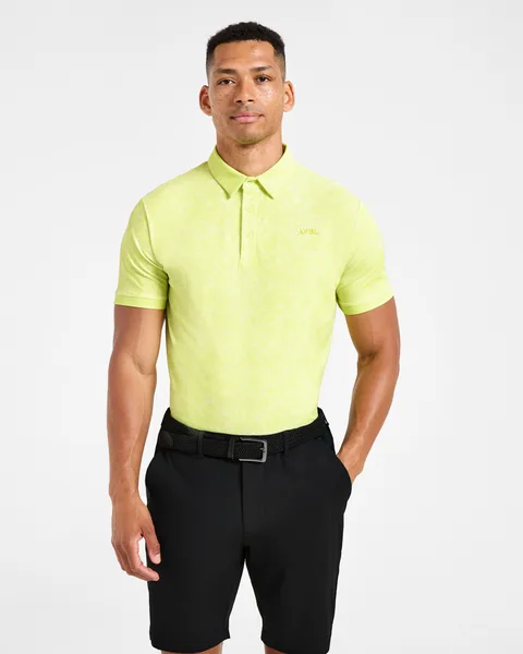 Precision Static Polo – Lime