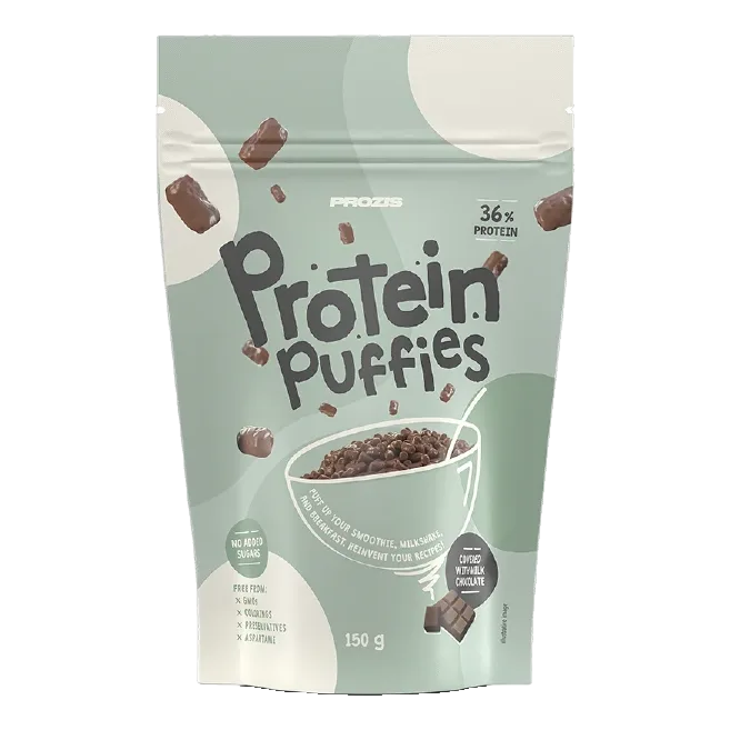 Protein Puffies Biały chocoladecoating