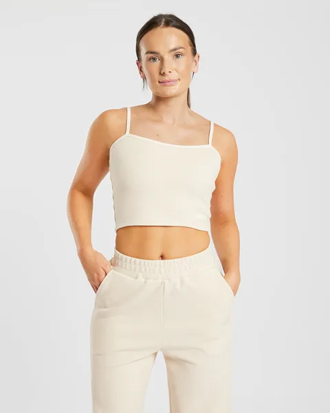 Waffle Crop Vest