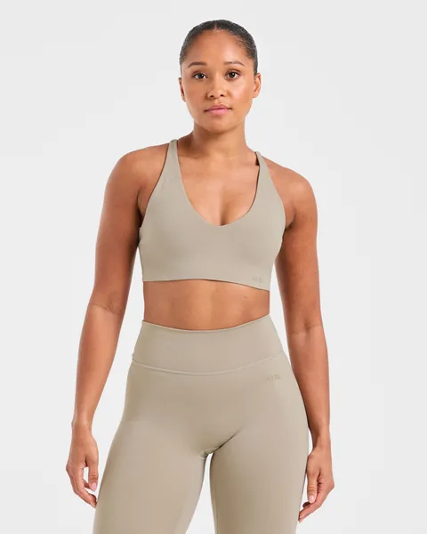 Staple Sports Bra Muted Taupe