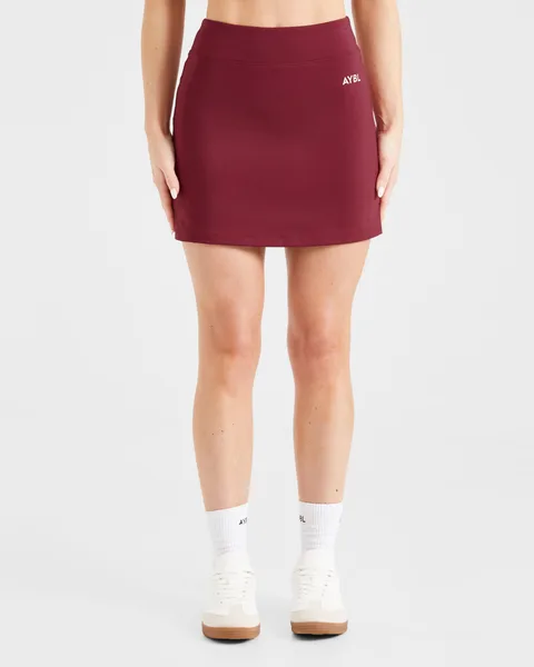 Courtside Skort – Summer Cherry