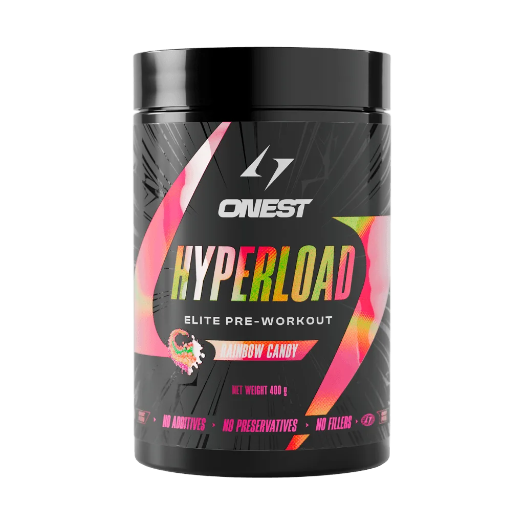 Hyperload Pre-workout Powder Rainbow Candy