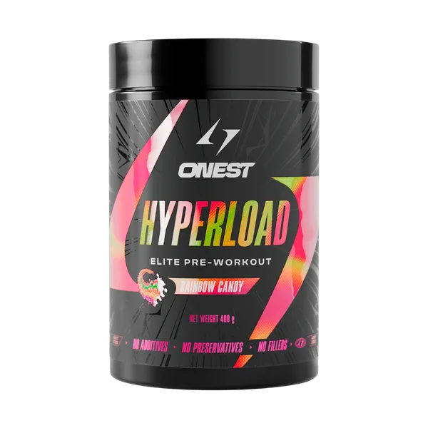 Hyperload Pre-workout Powder Rainbow Candy