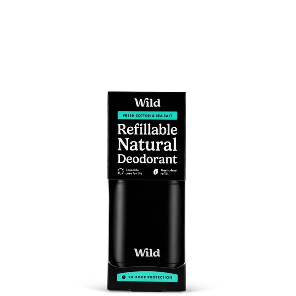 Refillable Natural Deodorant Case Fresh Cotton & Sea Salt