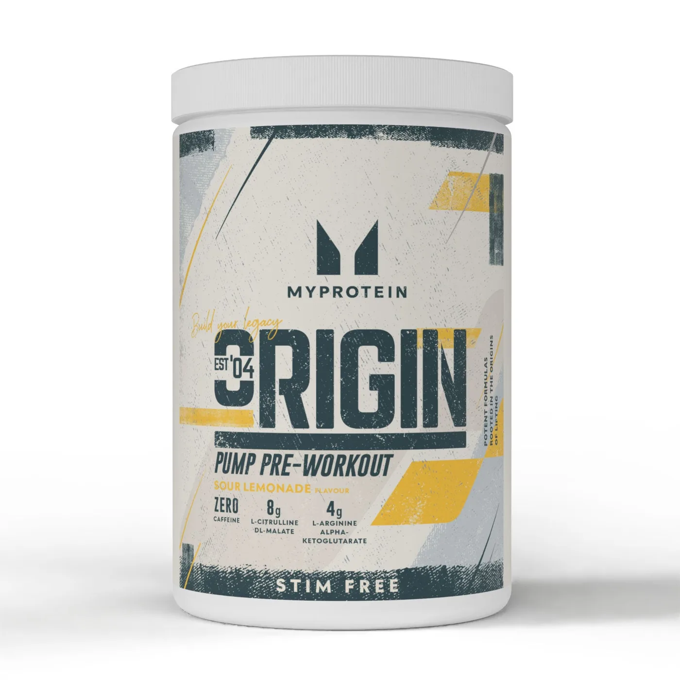 Origin Stim-Free Pre-Workout Sour Lemonade