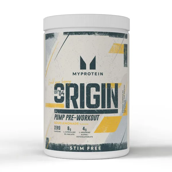 Origin Stim-Free Pre-Workout Sour Lemonade