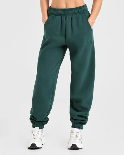 Classic Plush Oversized Joggers Pine