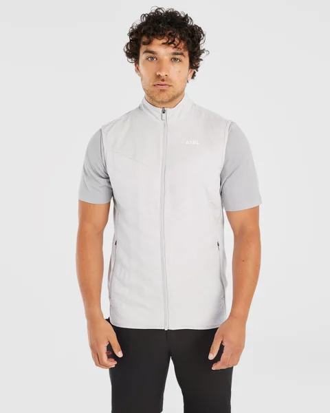 Performance Hybrid Gilet – Ice Grey
