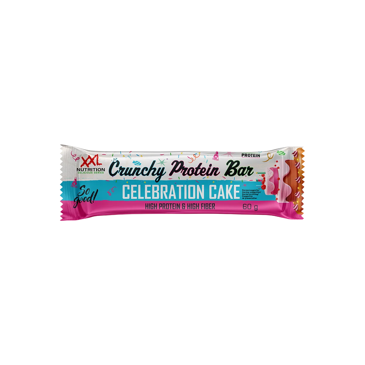 Crunchy Protein Bar Celebration Cake