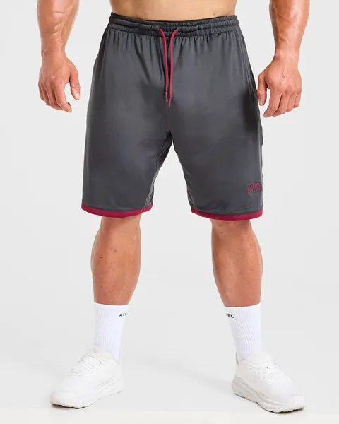 Wesley Vissers x Old School Contrast Shorts Charcoal
