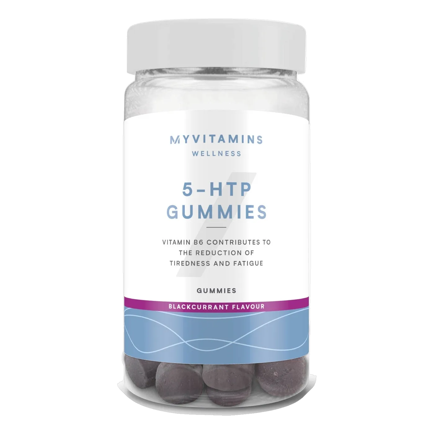 Myvitamins 5-HTP Schlaf-Fruchtgummis Schwarze Johannisbeere 60 Stück