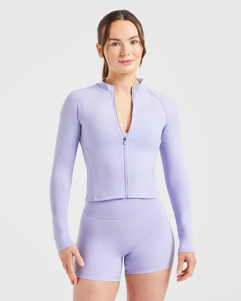 Staple Zip Jacket – Pastel Lavender