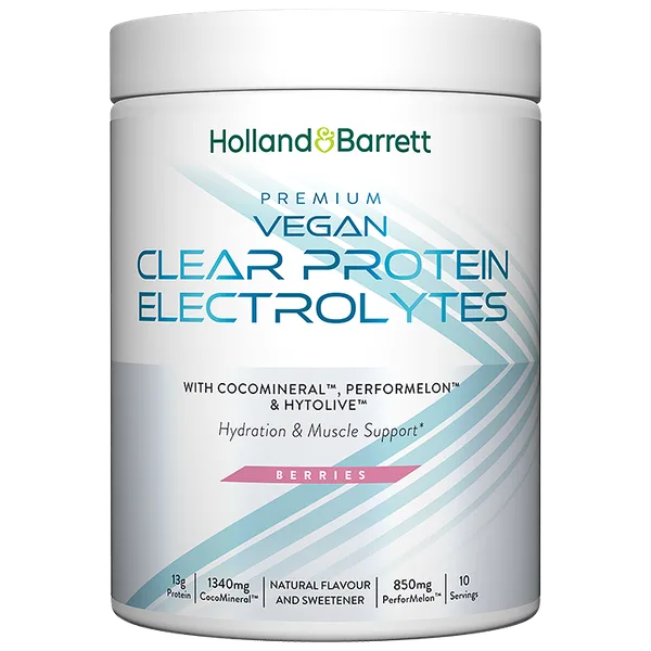 Premium Vegan Clear Protein Electrolytes Berries