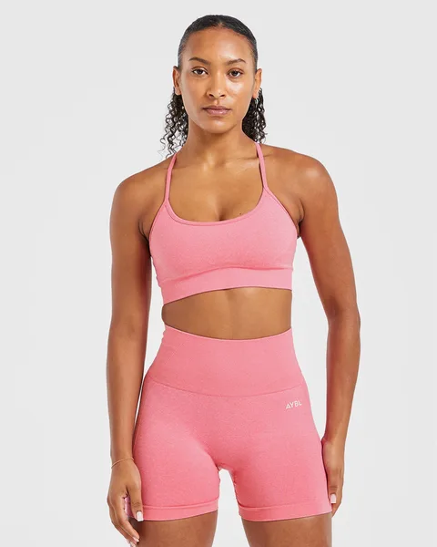 Empower Seamless Sports Bra – Pink Marl