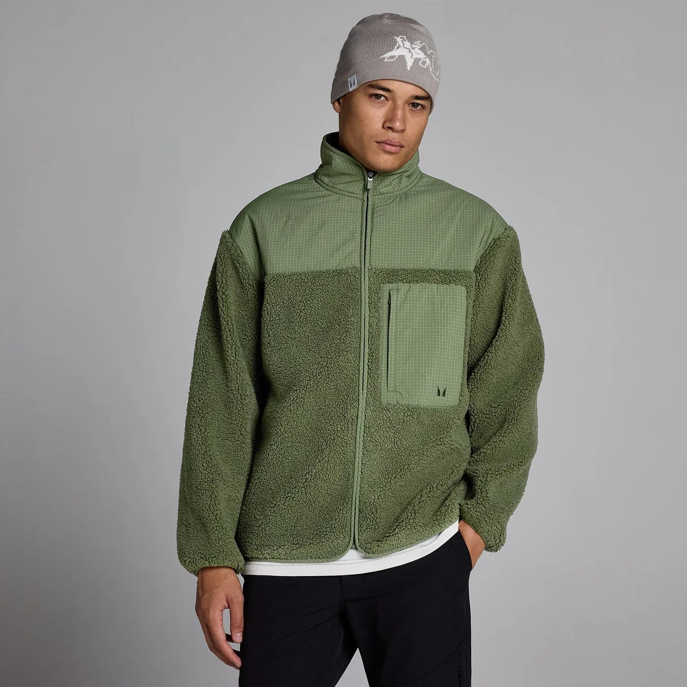 MP Herren Borg-Fleece Olivgrün