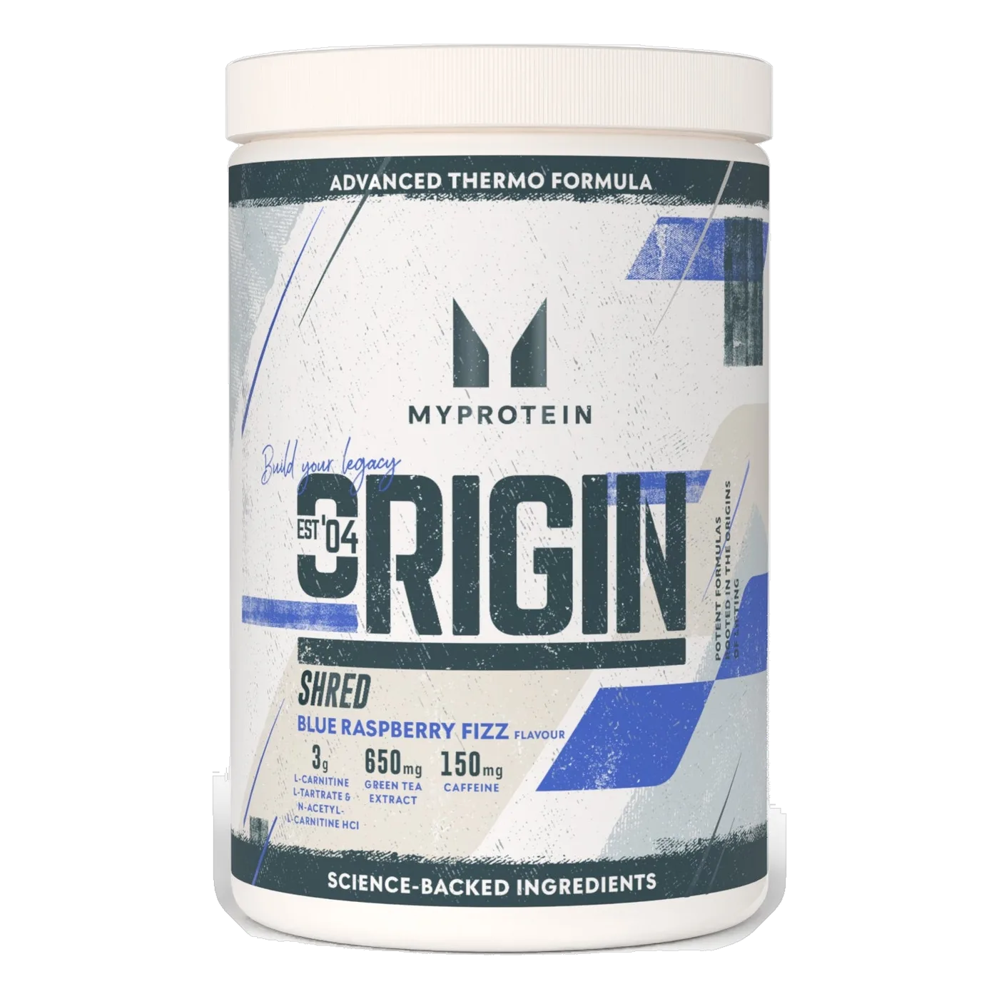 Origin Shred Pre-Workout Blue Raspberry Fizz
