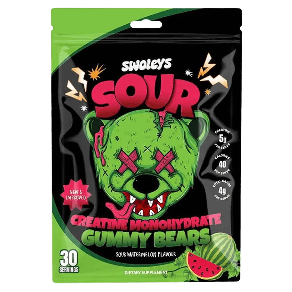 Creatine Monohydrate Gummy Bears – Sour