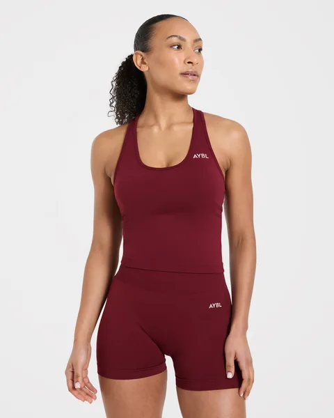 Empower Seamless Tank Top Wine