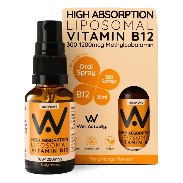 Liposomal Vitamin B12 – 200 Sprays – Truly Fruity