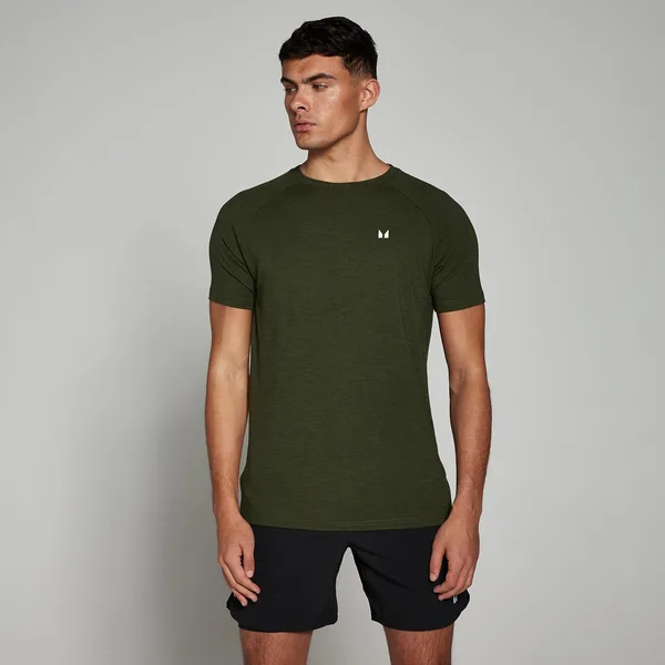 MP Performance T-shirt met korte mouwen voor heren Gemêleerd legergroen M