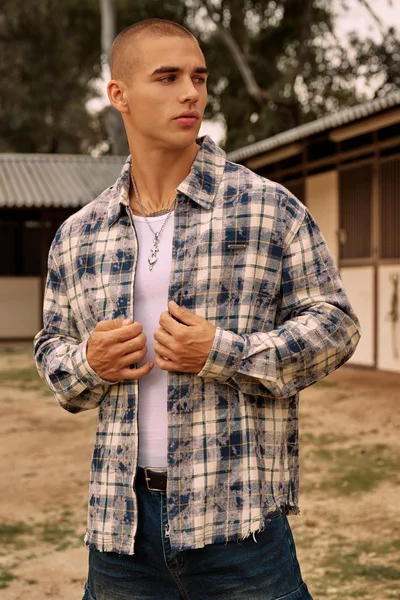 Country Club Zip-up Flannels