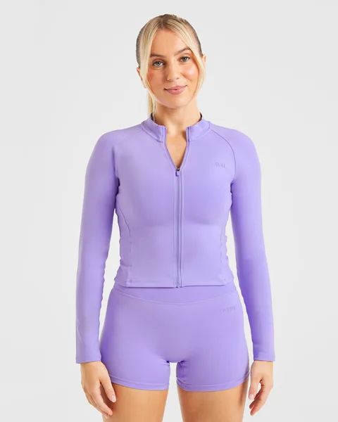 Staple Zip Jacket – Vibrant Violet