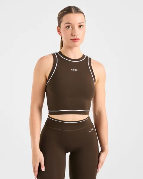 Form Tank Top – Coffee Bean