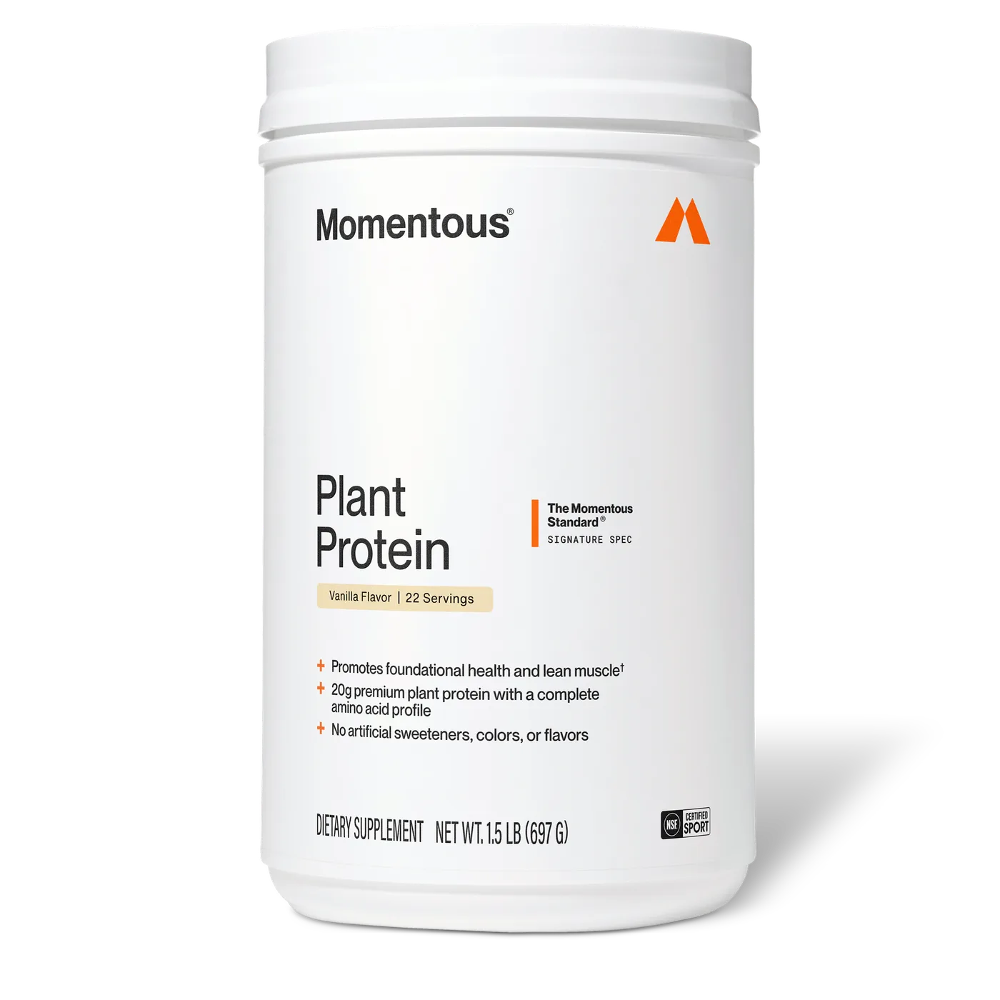 Momentous 100% Plant Protein Powder