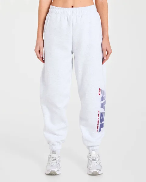 Athletics Dept Oversized Joggers – Grey Marl
