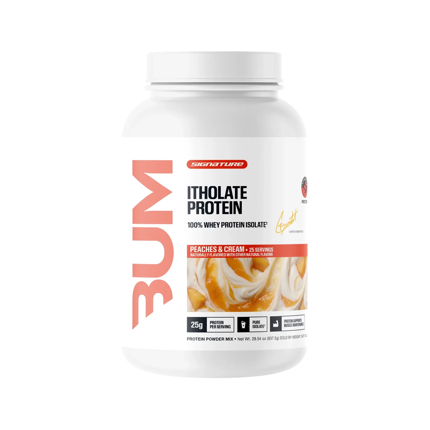 BUM Itholate Protein Whey Isolate Peaches & Cream