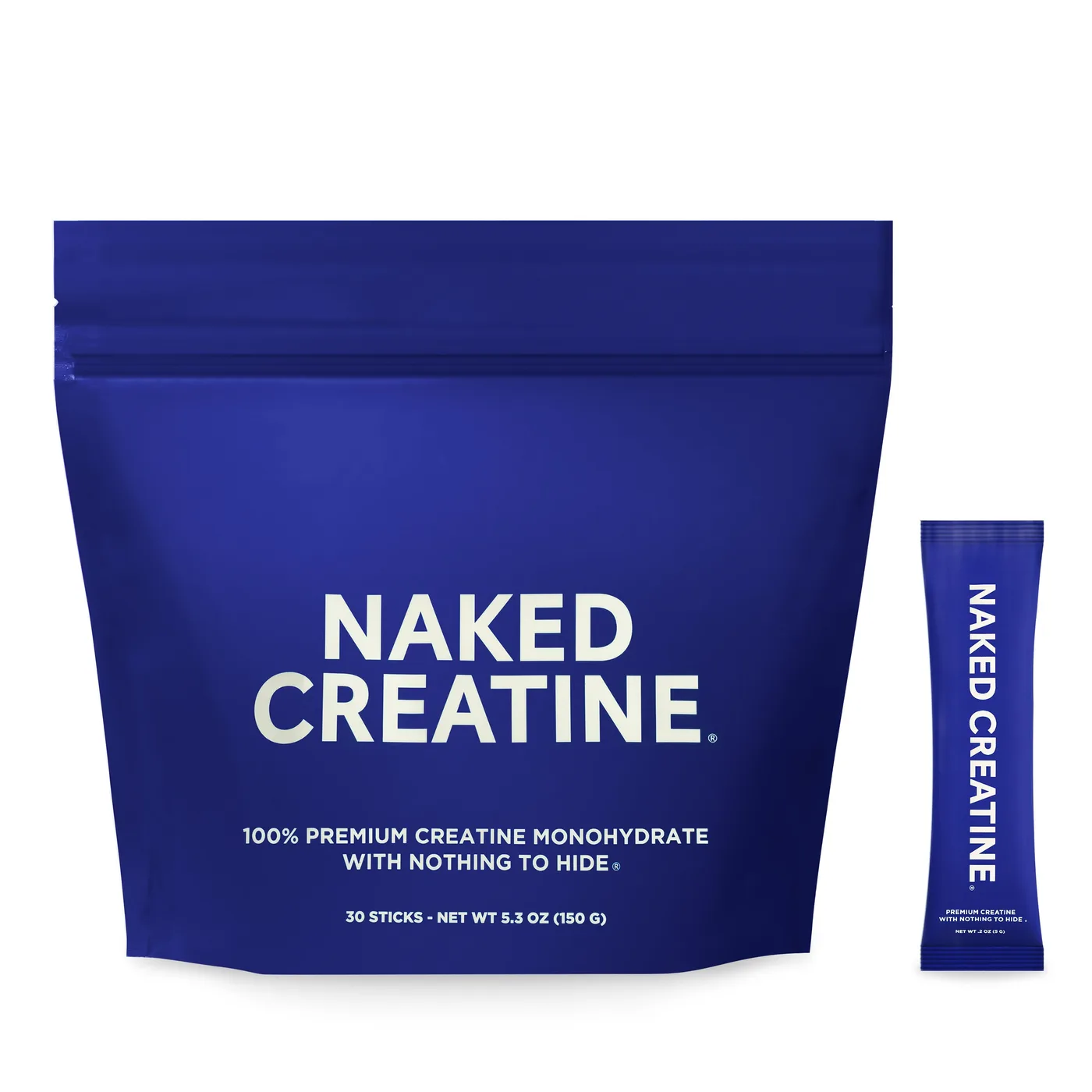 Naked Creatine Monohydrate Travel Packets